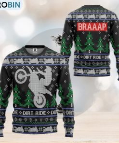Dirt Ride Braaap Ugly Sweater For Christmas