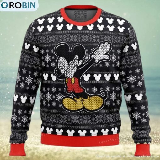 Disney Mickey Dabbing Ugly Sweater Party