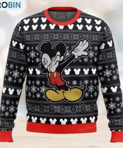 Disney Mickey Dabbing Ugly Sweater Party