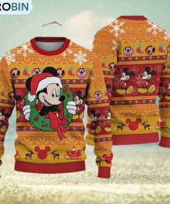 Disney Mickey Style 6 Ugly Christmas Sweater Holiday For Men And Women