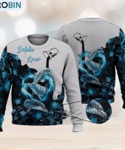 Dolphin Lover Blue Nature Trending Shirts 3D Ugly Sweater Christmas Gift Sweater Dolphin Lover Blue Nature Trending Shirts 3D Ugly Sweater Christmas Gift Sweater