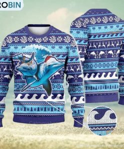 Dolphin Ugly Christmas Sweater 3D, Dolphin Gifts, Christmas Gifts Dolphin Ugly Christmas Sweater 3D, Dolphin Gifts, Christmas Gifts