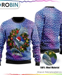 Dolphin Ugly Christmas Sweater