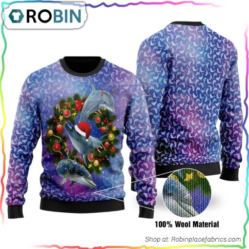 Dolphin Ugly Christmas Sweater