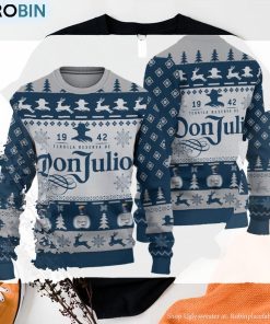 Don Julio Tequila Blue Ugly Christmas Sweater Don Julio Tequila Blue Ugly Christmas Sweater
