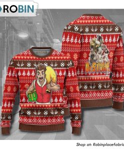 Dr Stone Taiju Anime 3D Printed Ugly Christmas Sweater
