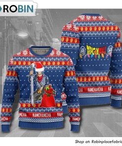Dragon Ball Future Trunks Anime 3D Printed Ugly Christmas Sweater