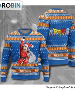 Dragon Ball Son Goku Anime Christmas Ugly Sweater