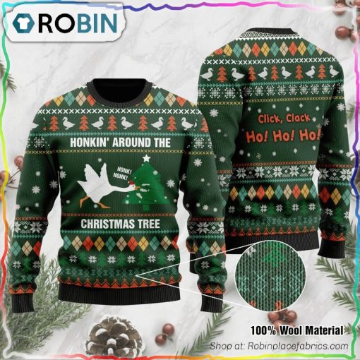 Duck Honkin Ugly Christmas Sweater