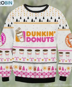 Dunkin Donuts Coffee Christmas Sweater Dunkin Donuts Coffee Christmas Sweater