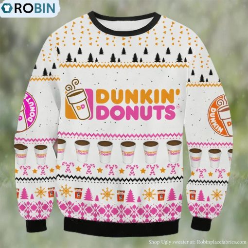 Dunkin Donuts Coffee Christmas Sweater