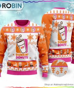 Dunkin’ Donuts Ugly Christmas Sweater