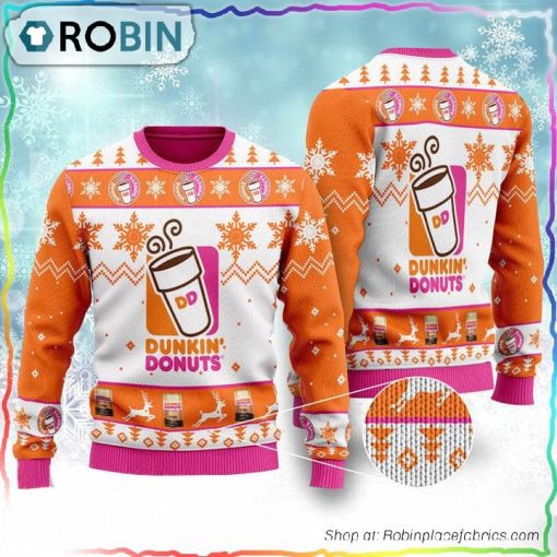 Dunkin’ Donuts Ugly Christmas Sweater