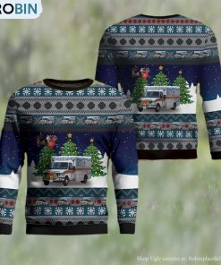Durham, New Hampshire, McGregor Memorial EMS Ugly Christmas Sweater