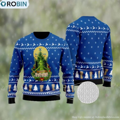 Dutch Bros Grinch Snow Ugly Christmas Sweater