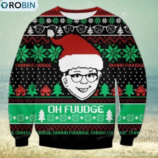 Dwight Is Speech A Christmas Story Oh Fudge Ugly Sweater