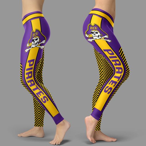 East Carolina Pirates Team High Waist Leggings for Women