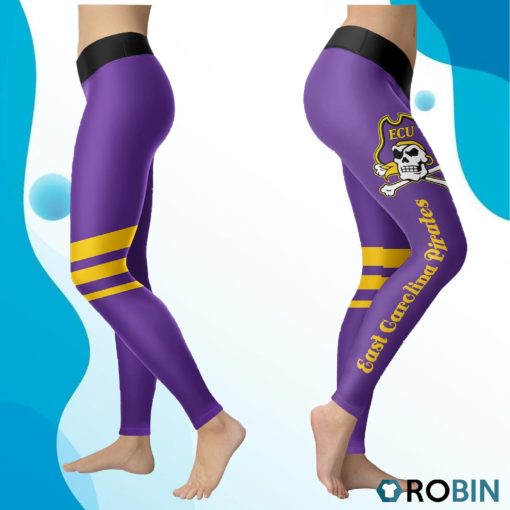 East Carolina Pirates Women 3D Printed Leggings Sports