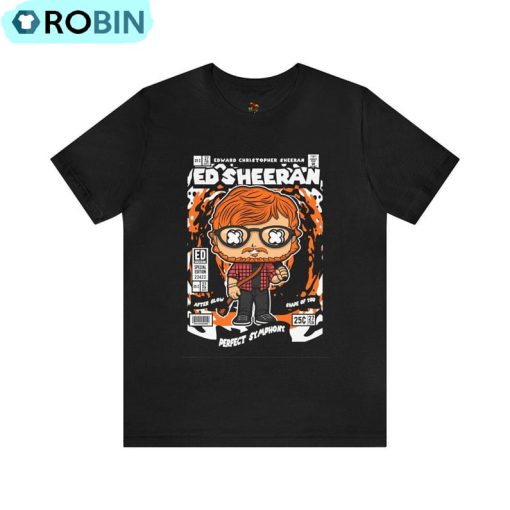 Ed Sheeran Homage Shirt, Trendy Music Tour Hoodie, Sweatshirt