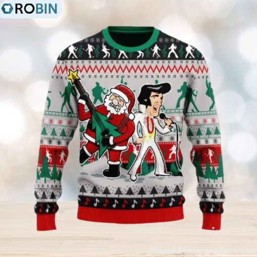 Elvis Presley Christmas Gift Ugly Sweater