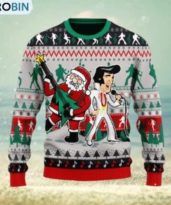 Elvis Presley Christmas Gift Ugly Sweater Elvis Presley Christmas Gift Ugly Sweater