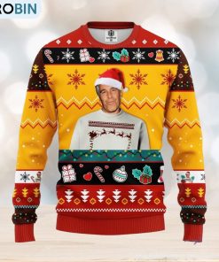 Epstein Ugly Christmas Sweater Red Yellow 1 Amazing Gift Men And Women Christmas Gift