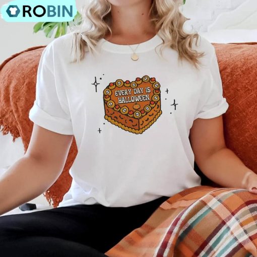 Every Day Is Halloween Shirt, Cute Halloween Sweater Crewneck