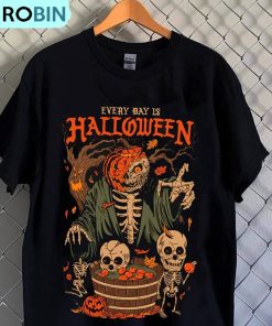 Every Day Is Halloween Vintage Shirt, Retro Style Halloween Tee, Hoodie, Sweatshirt