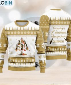 Everyday Is Christmas When You Have Guinness Ugly Christmas Sweater