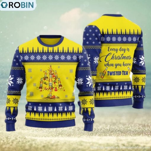 Everyday Is Christmas When You Have Twisted Tea Ugly Christmas Sweater