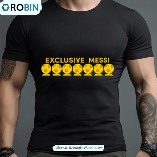 Exclusive Lionel Messi Ballon D’or Us Open Cup Fan Gifts Shirt