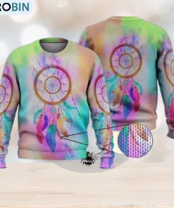 Fancy Colorful Dream Catcher 3D Printed Shirts 3D Ugly Sweater Christmas Gift Sweater Fancy Colorful Dream Catcher 3D Printed Shirts 3D Ugly Sweater Christmas Gift Sweater