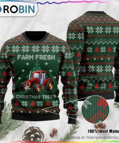 Farm Fresh Ugly Christmas Sweater