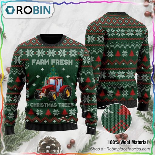 Farm Fresh Ugly Christmas Sweater
