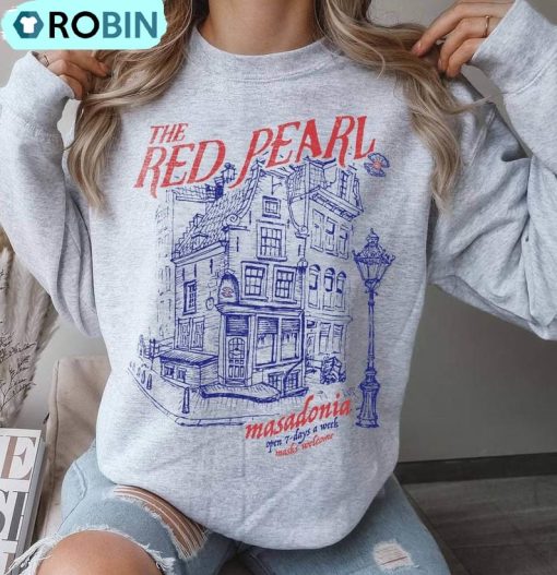Fbaa The Red Pearl Shirt, Blood And Ash Casteel Da Neer Poppy Unisex Hoodie Long Sleeve