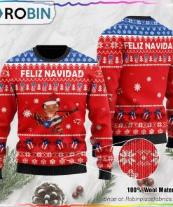 Feliz Navidad Ugly Christmas Sweater  US1018