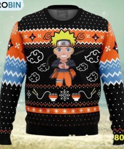 Festive Ramen Uzumaki Naruto Ugly Sweater