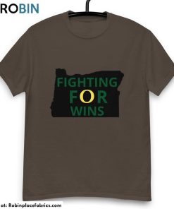 Fighting For Wins Oregon Ducks Shirt, Trendy Football Unisex T Shirt Unisex Hoodie