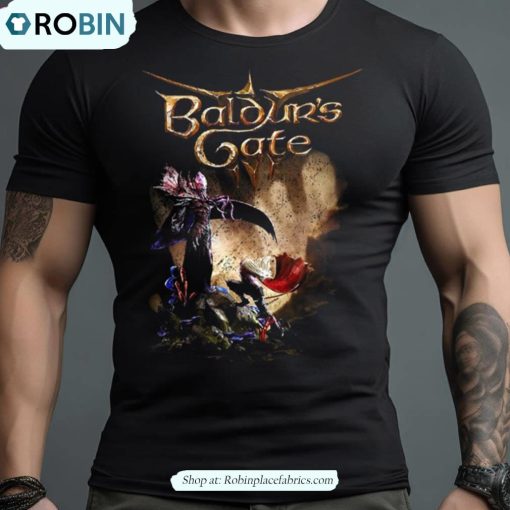 Fighting Scene Baldurs Gate 3 Game Shirt
