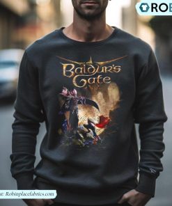 Fighting Scene Baldurs Gate 3 Game Shirt