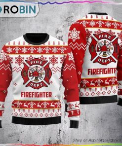 Fire Department Christmas Sweater