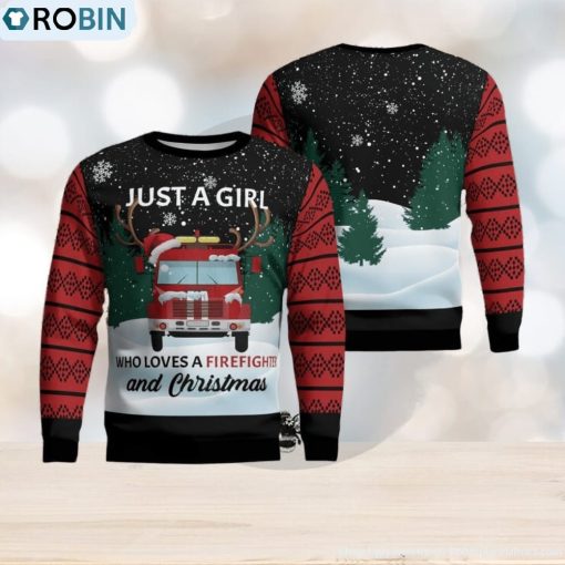 Firefighter Funny Christmas Ugly Sweater Gift For Men And Women