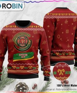 Firefighter Ugly Christmas Sweater