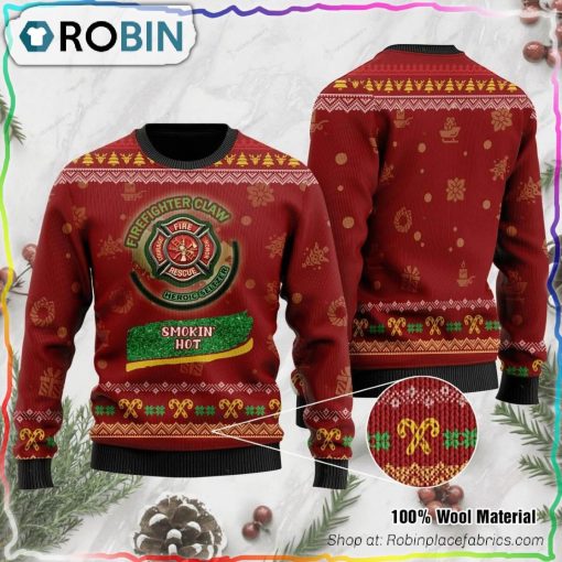 Firefighter Ugly Christmas Sweater