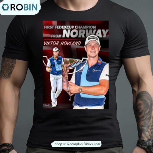 First Fedexcup Champion From Norway Viktor Hovland Pga Tour 2023 Shirt