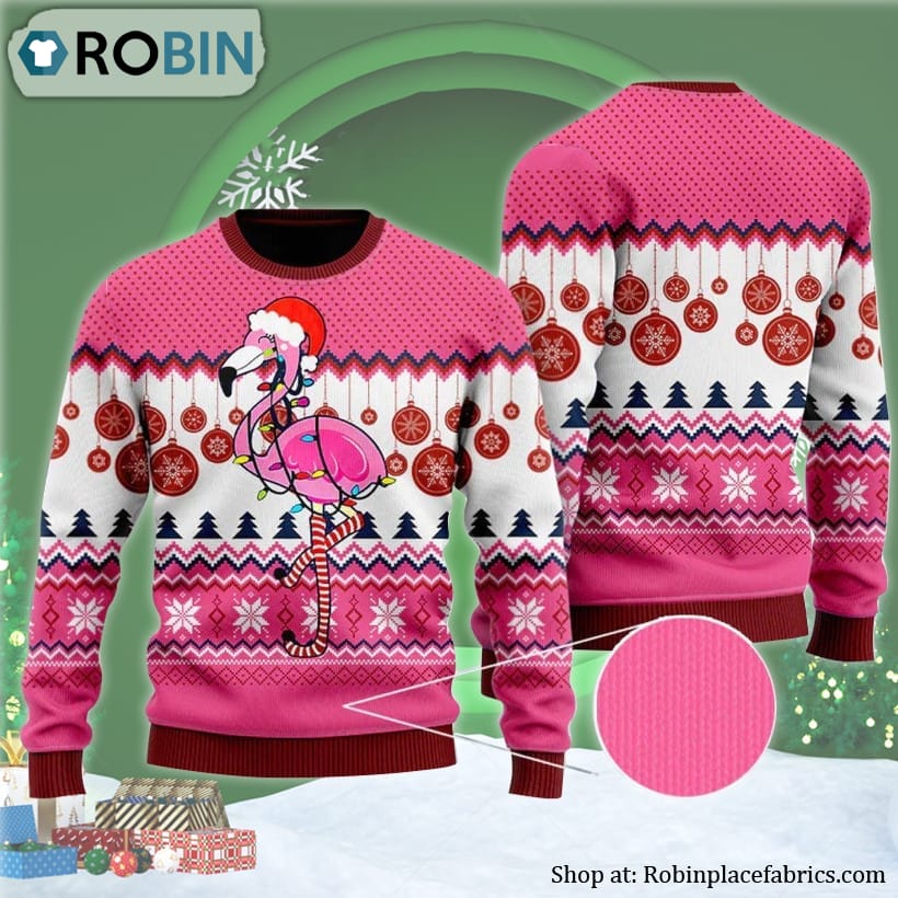 Flamazing Christmas Holliday Ugly Christmas Sweater - RobinPlaceFabrics