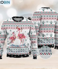 Flamingo Lover Ugly Christmas Sweater Men And Women Christmas Gift Sweater