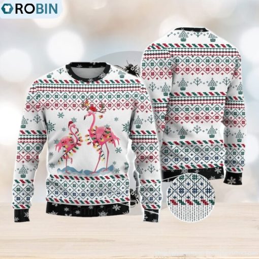 Flamingo Lover Ugly Christmas Sweater Men And Women Christmas Gift Sweater