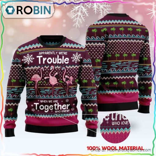 Flamingo Ugly Christmas Sweater