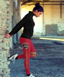 Florida Panthers Women 3D Printed Leggings Sports Florida Panthers Women 3D Printed Leggings Sports